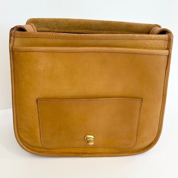 Vintage COACH Stewardess RARE Camel made in New York City late 70s or early 80s - Picture 6 of 16